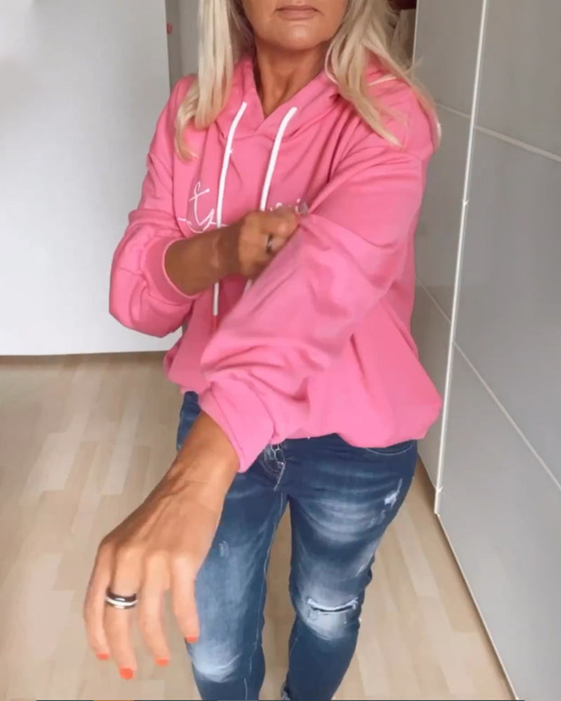 Løse hettegensere med ankertrykk