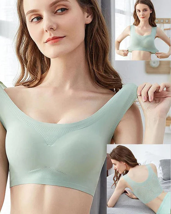 Ultratynn plusstørrelse is silke komfort BH