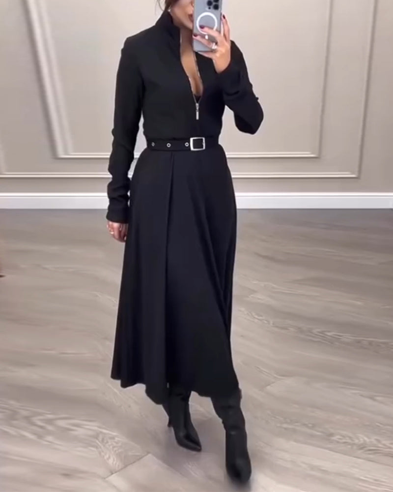 Kragekjole med glidelås