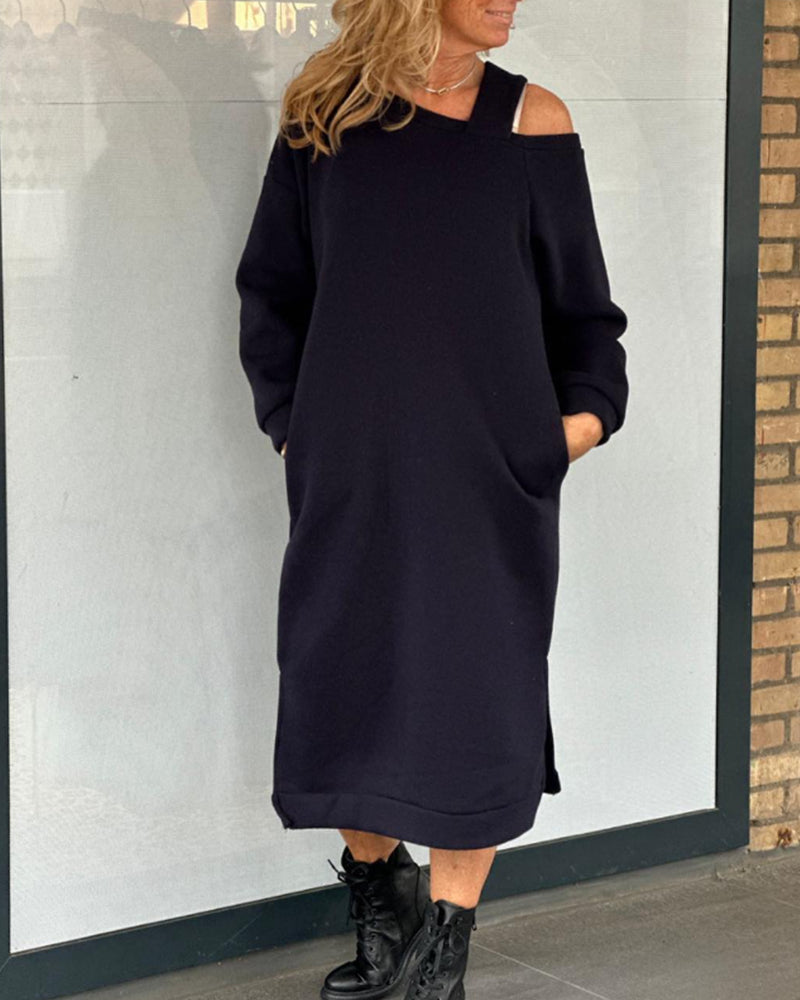 Uformell kjole med én skulderreim