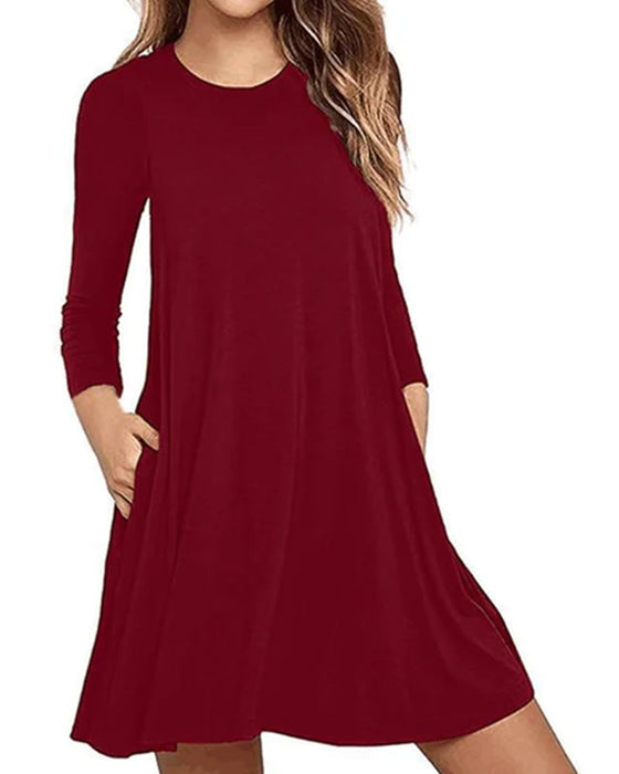 Langermet genser reisekjole