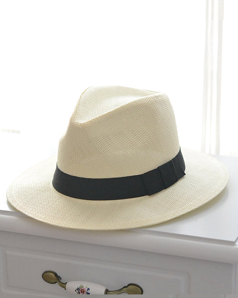 Klassisk solhatt med stor kant
