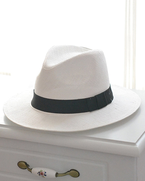 Klassisk solhatt med stor kant