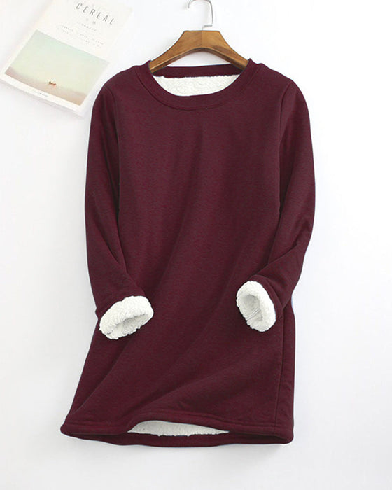 Thermal fleece topp