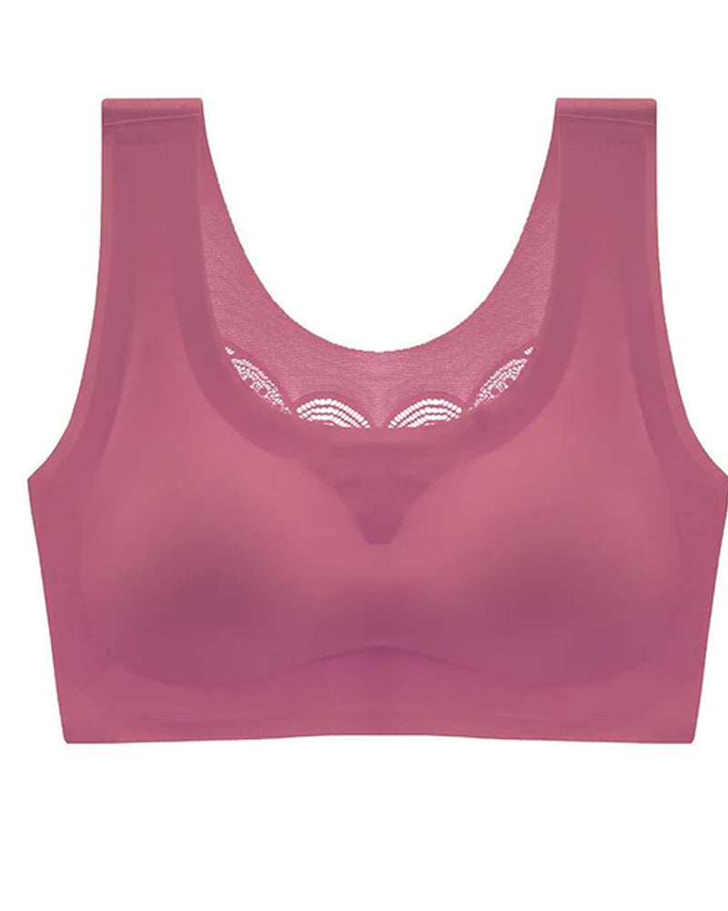 Ultratynn plusstørrelse is silke komfort BH