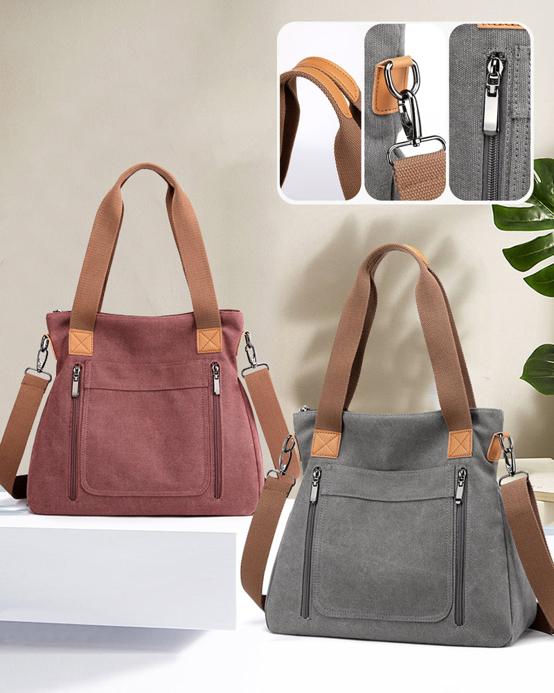 Crossbody-veske med stor