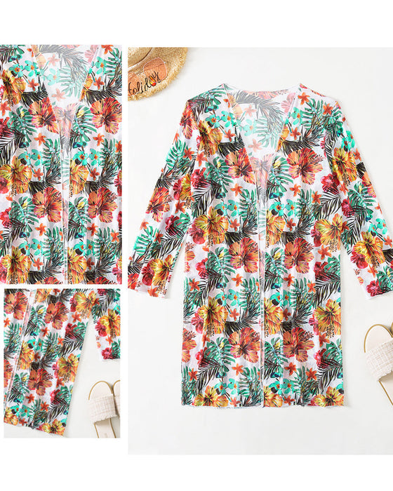 Blomstertrykk Bikinier og Cover Up