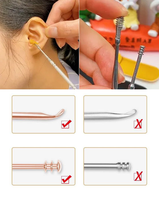 Myk hodespiral med dobbelthode øreplukker