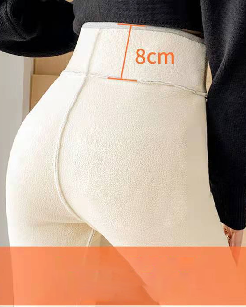 Tykke fleece-leggings for ytre slitasje