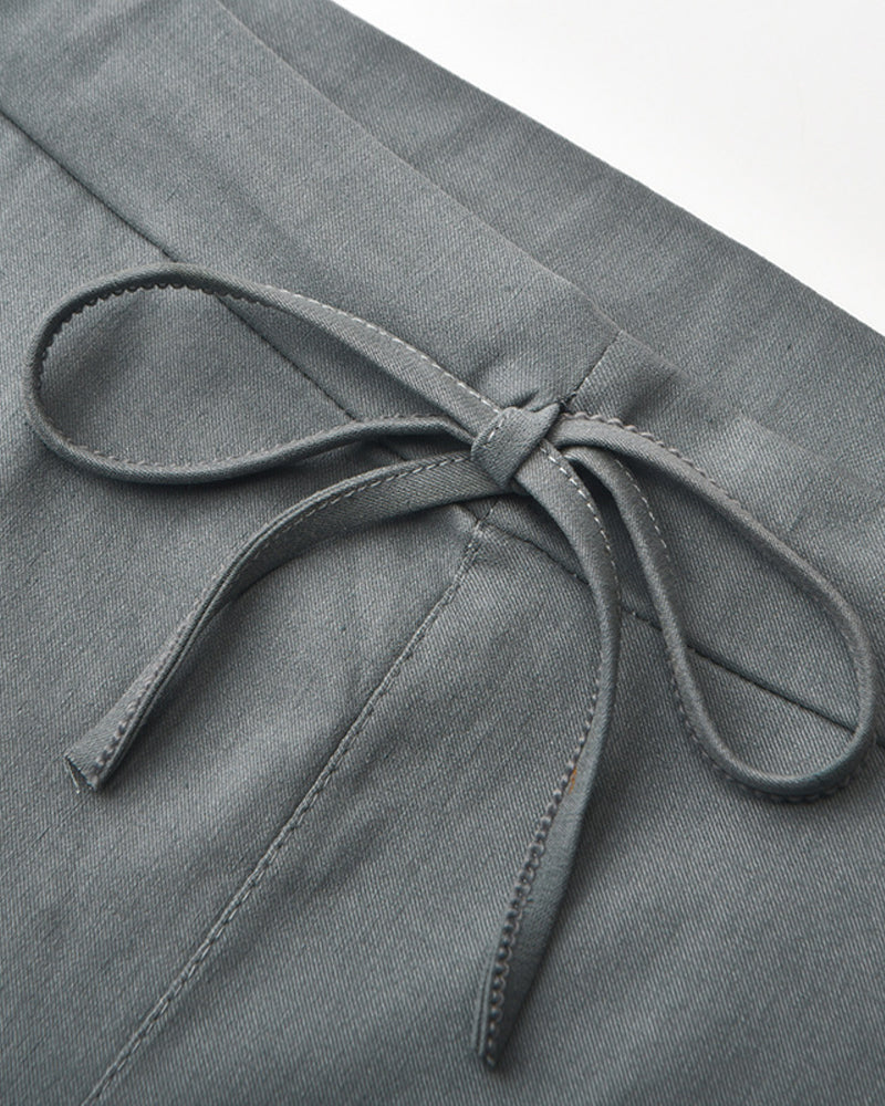 Cargobukser med elastisk midje