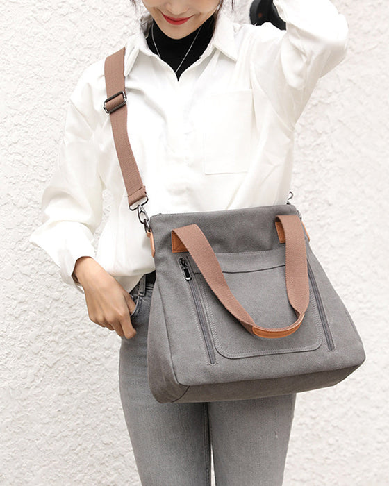 Crossbody-veske med stor