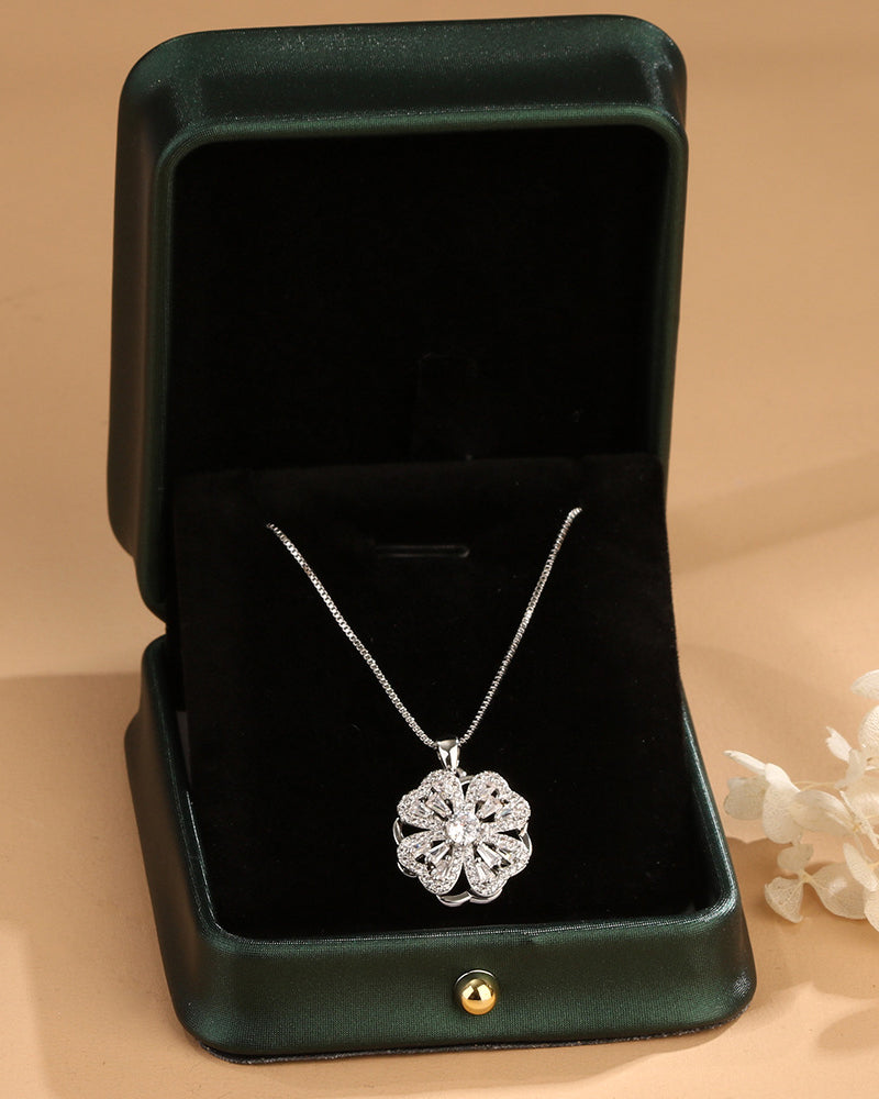 Heldig halskjede ring øredobber