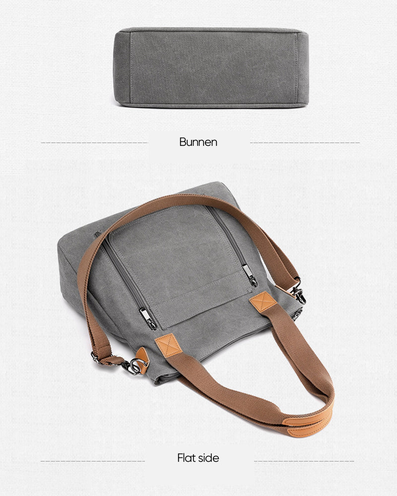 Crossbody-veske med stor