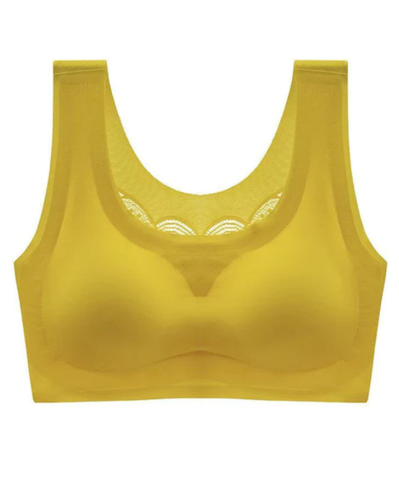 Ultratynn plusstørrelse is silke komfort BH