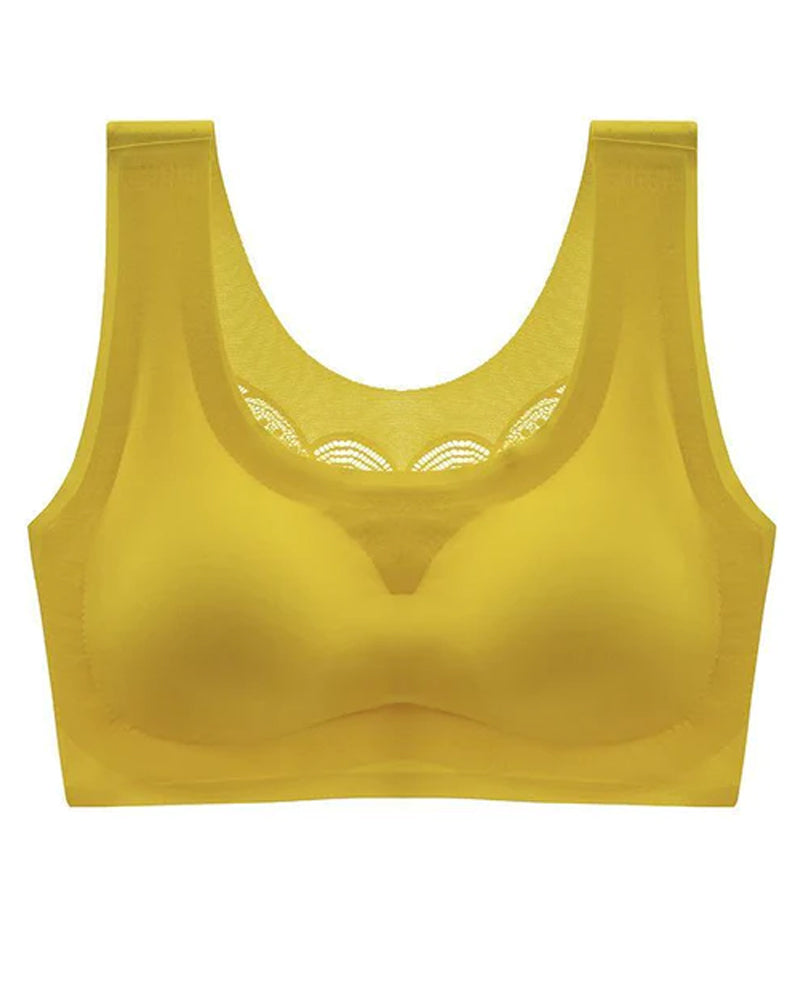 Ultratynn plusstørrelse is silke komfort BH