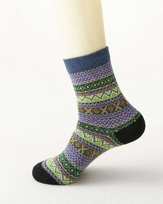 Fargerike Stripe varme sokker