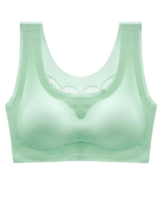 Ultratynn plusstørrelse is silke komfort BH