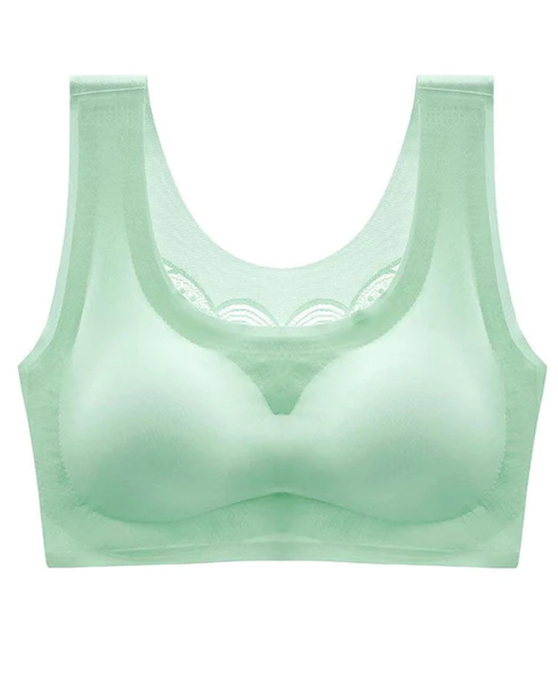 Ultratynn plusstørrelse is silke komfort BH