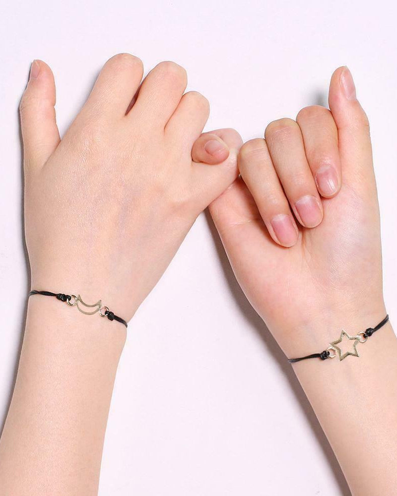 Sol og måne armbånd til elskere