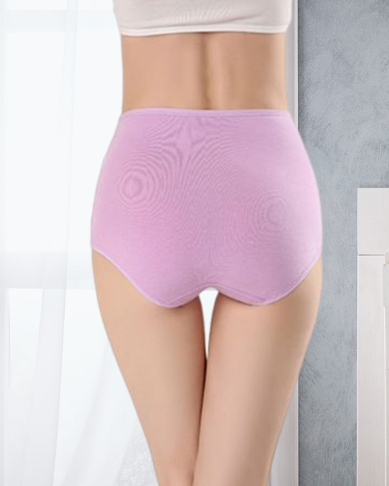 Jacquard-truse med høy midje