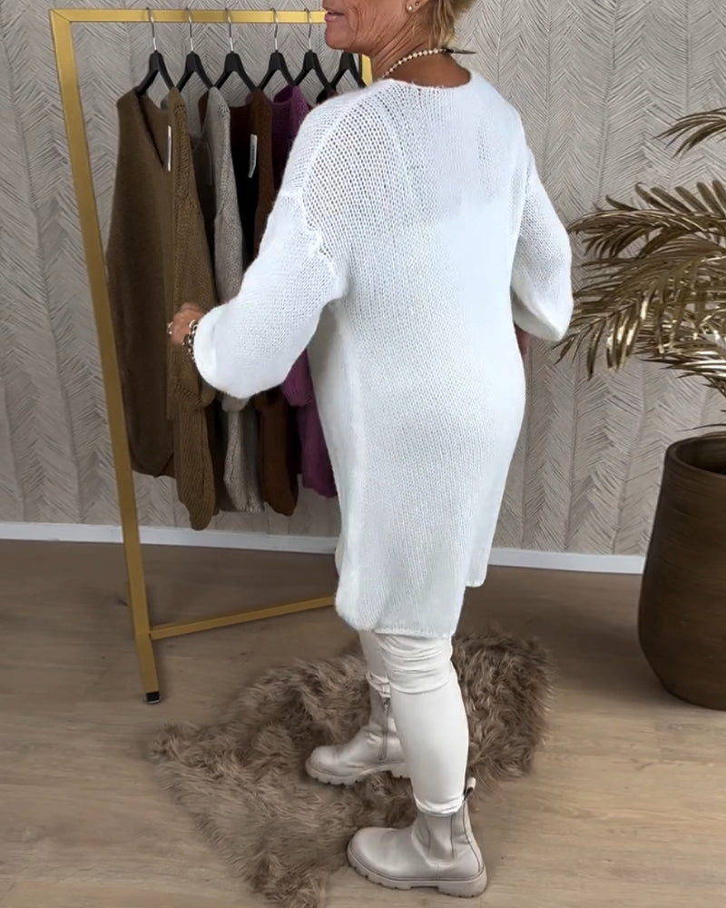 Uregelmessig ensfarget fritidsgenser