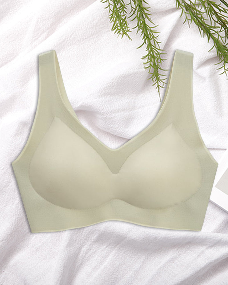 Sømløs pustende push up bh