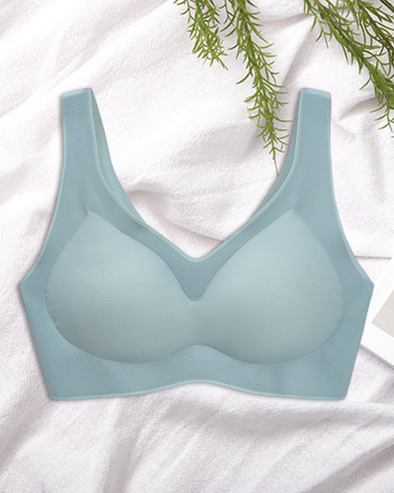 Sømløs pustende push up bh
