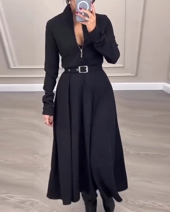 Kragekjole med glidelås