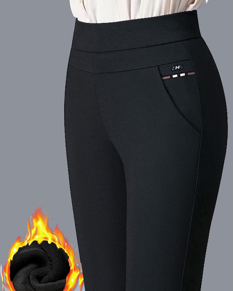 Avslappet lomme med høy midje