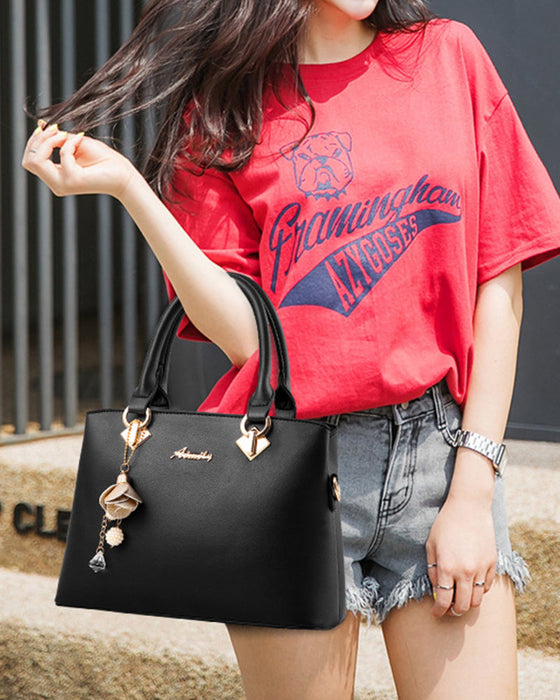 Trendy messenger skulderveske