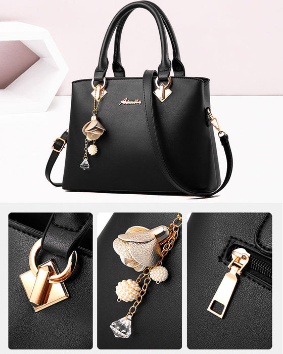 Trendy messenger skulderveske