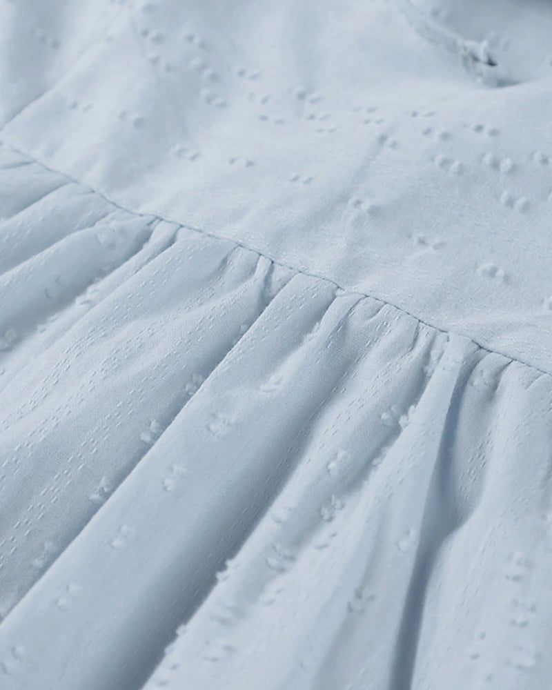 Resortkjole i solid med lomme