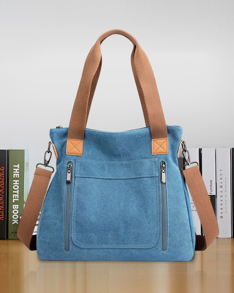 Crossbody-veske med stor