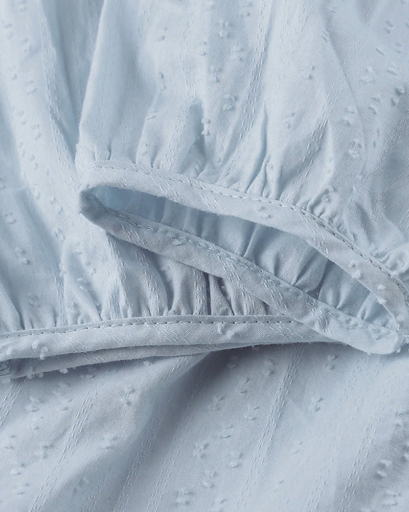 Resortkjole i solid med lomme