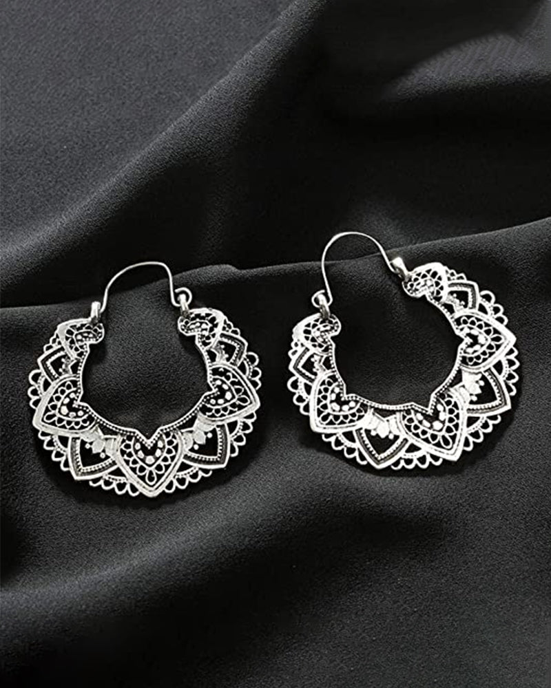 Overdrevne hule vintage øredobber