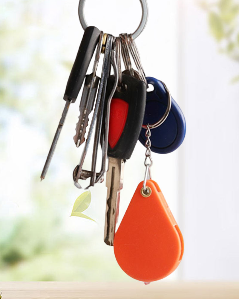 Sammenleggbar nøkkelring forstørrelsesglass