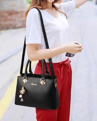 Trendy messenger skulderveske