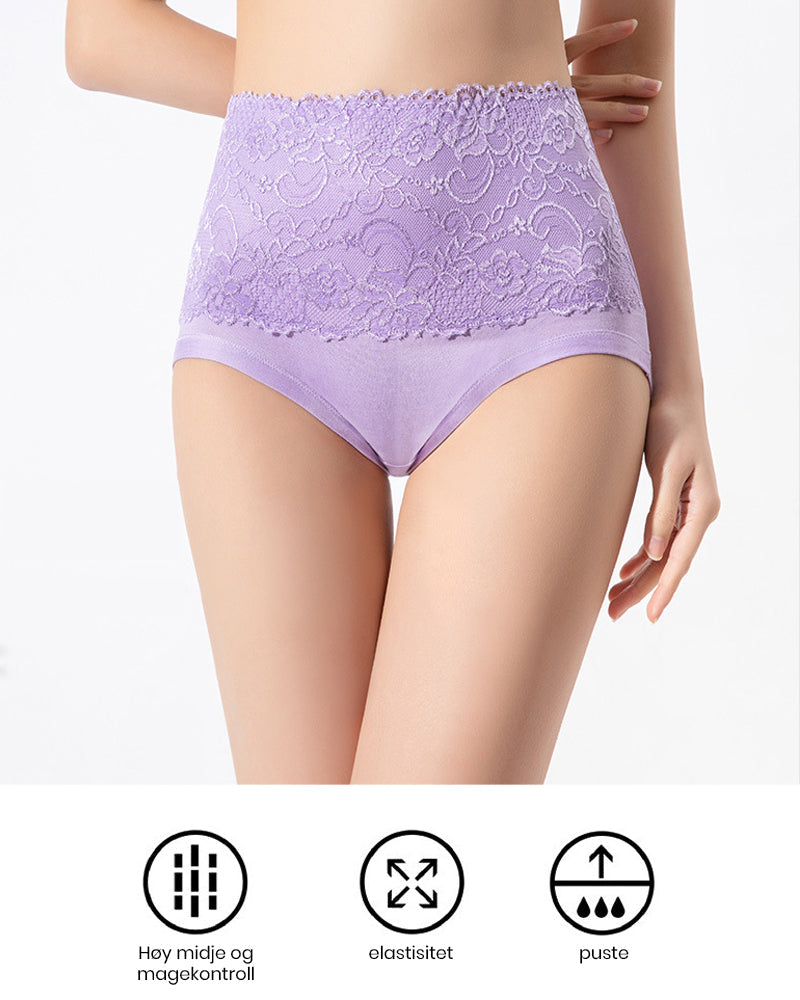 Blondetruser med kvinners høy midje