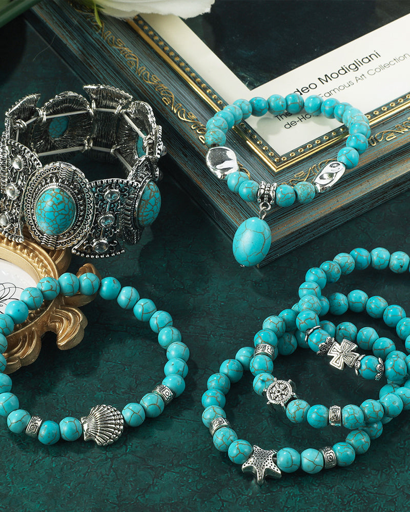 Bohemian Western turkis armbånd for kvinner