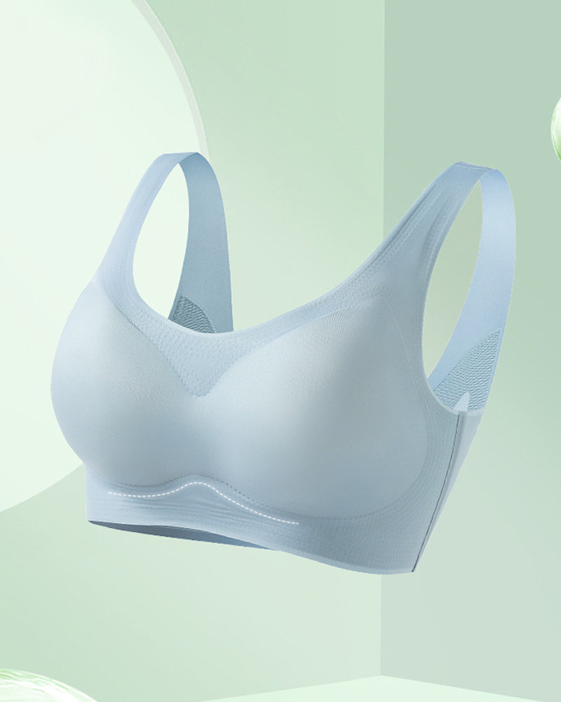 Sømløs pustende push up bh