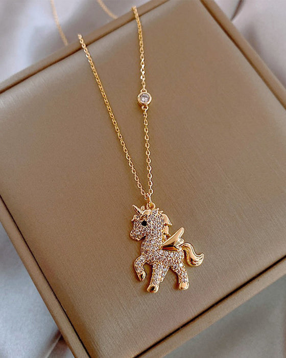 Angel Pony Anheng Halskjede