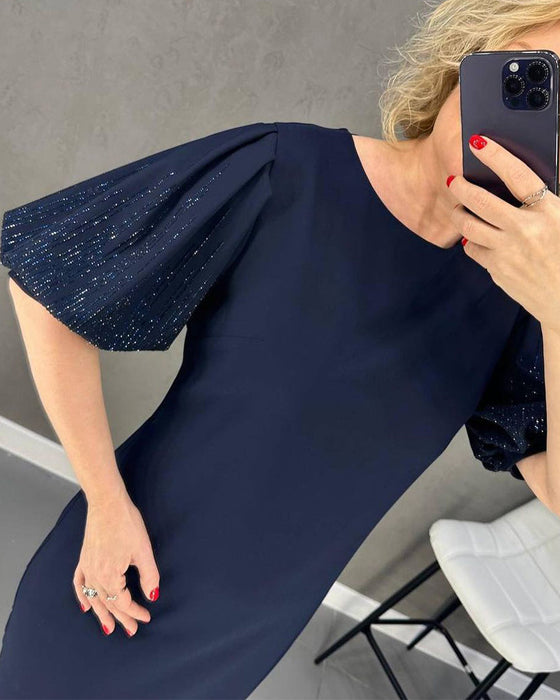 Puff kortermet elegant kjole