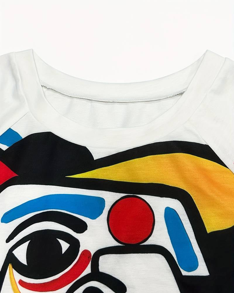 Abstrakt topp med trykk