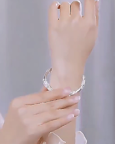 Armbånd med justerbart blomster