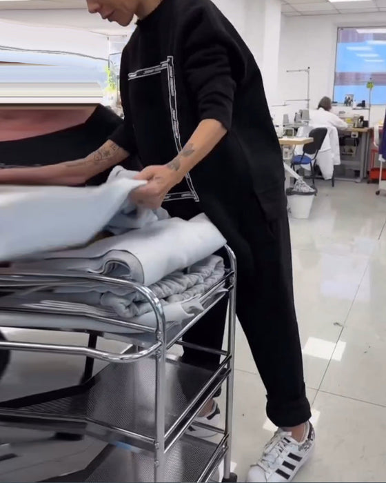 Uformell Dress Moteriktig Løs Og Komfortabel