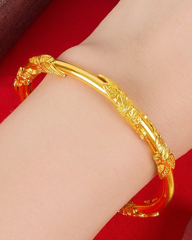 Armbånd med justerbart blomster