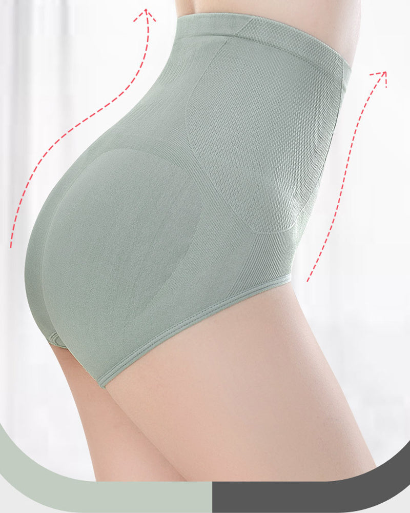 Sømløs hofteløfter-truse med høy midje