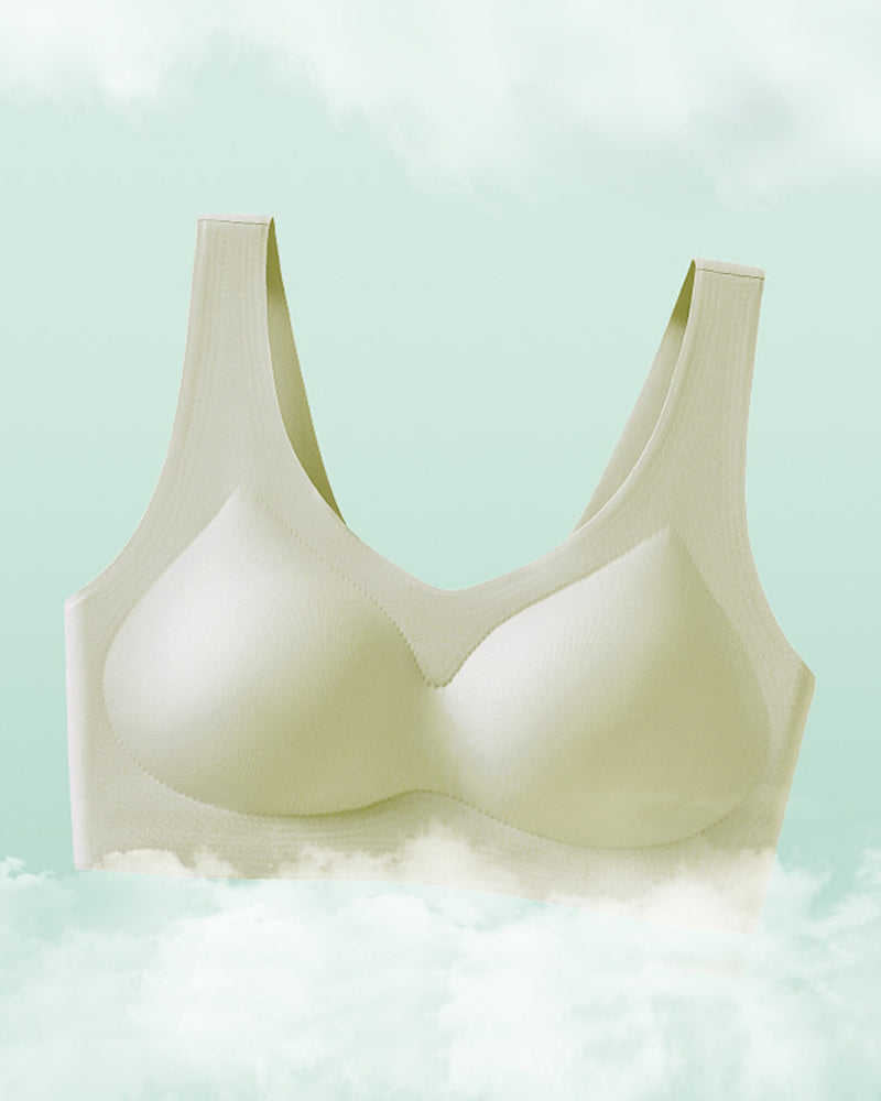 Sømløs pustende push up bh