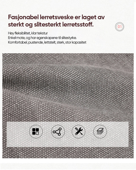 Crossbody-veske med stor