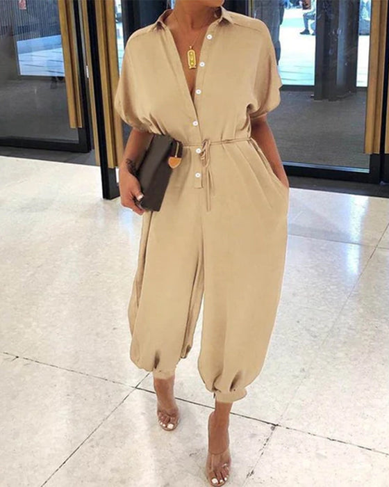 Vintage flerfarget jumpsuit